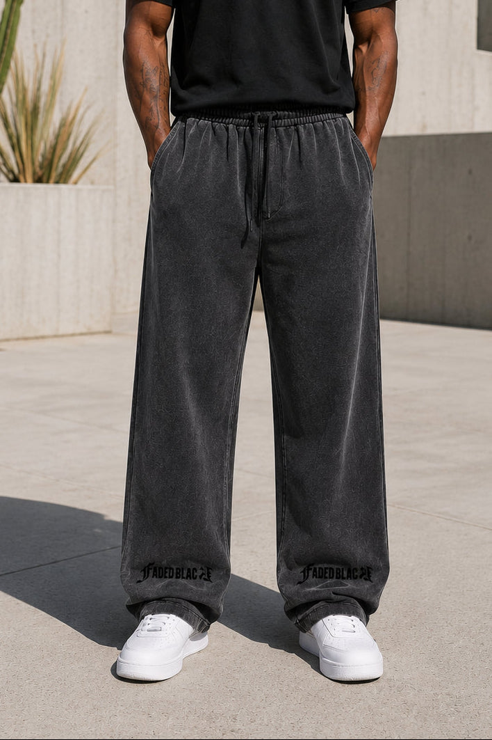 Vintage Washed Waist Pants